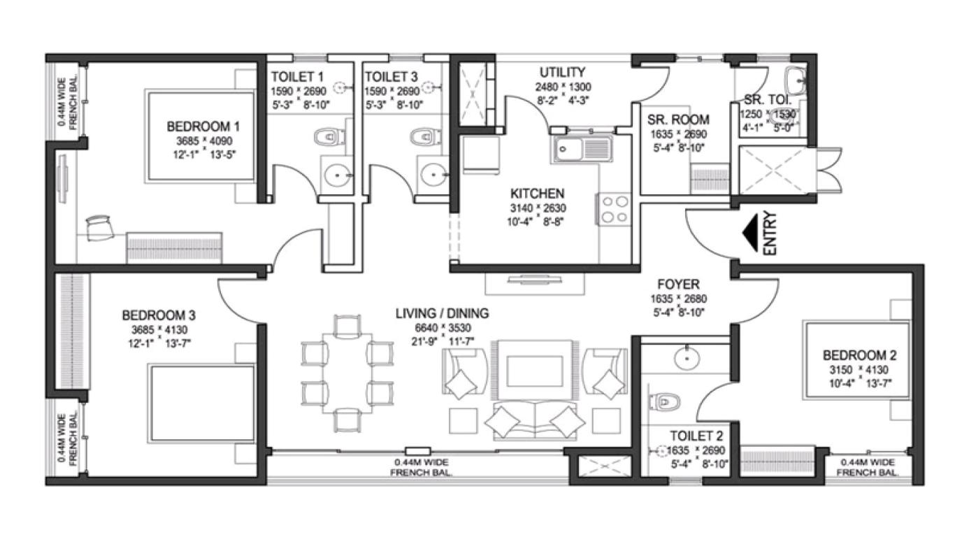 Sobha Arena Kanakapura Road-floor plan 3.jpg